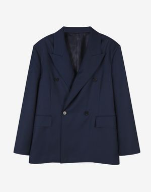마렌 더블 브레스티드 블레이저 [네이비]