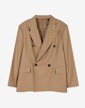마렌 더블 브레스티드 블레이저 [베이지]