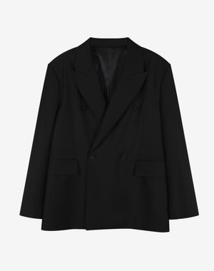 마렌 더블 브레스티드 블레이저 [블랙]