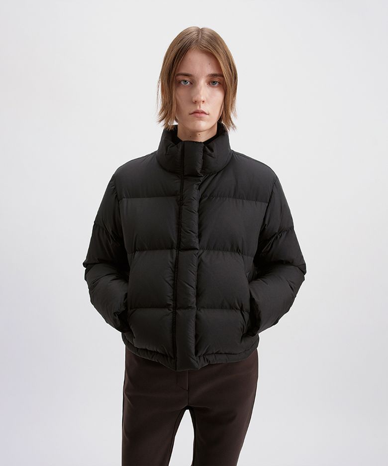 Ripstop Goose Down Puffer / Black