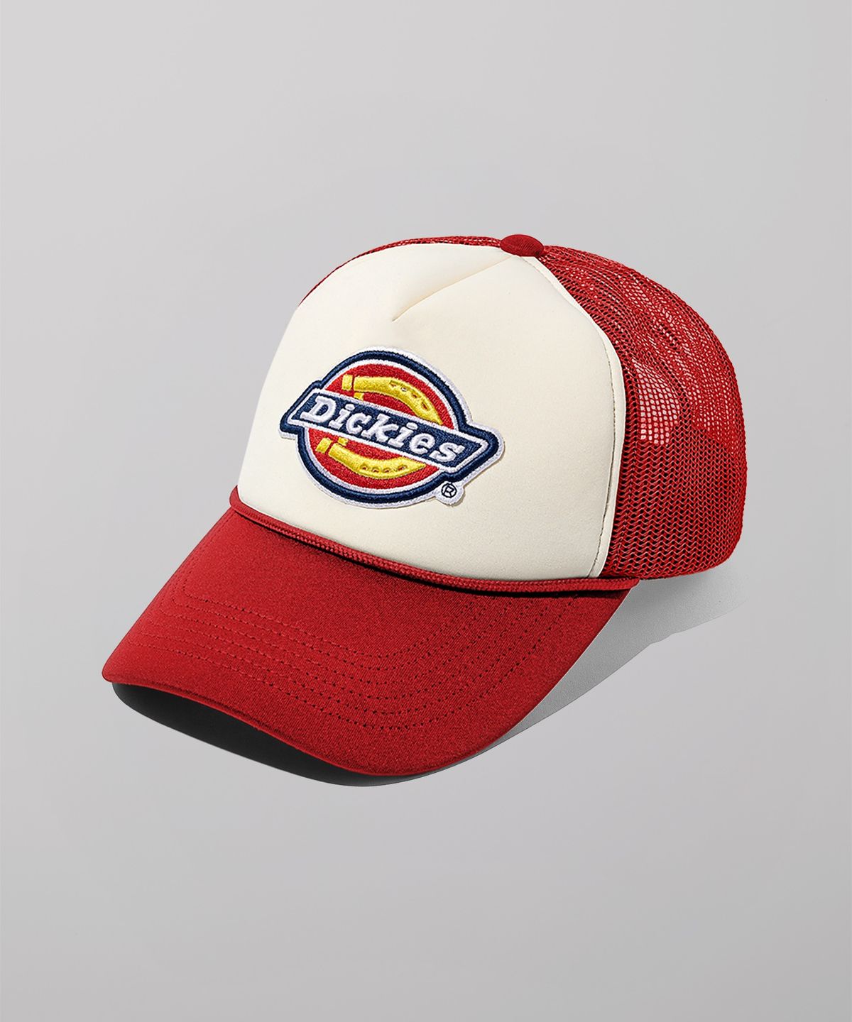 디키즈(DICKIES) 트리 로고 트러커 메쉬 캡 Red