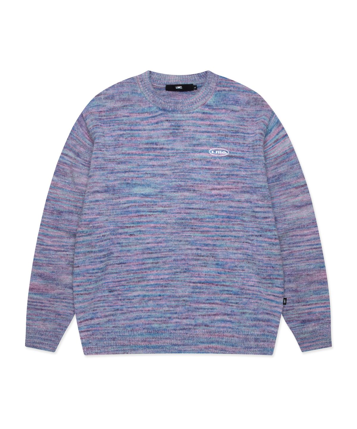 엘엠씨(LMC) OVAL MULTI COLOR KNIT purple