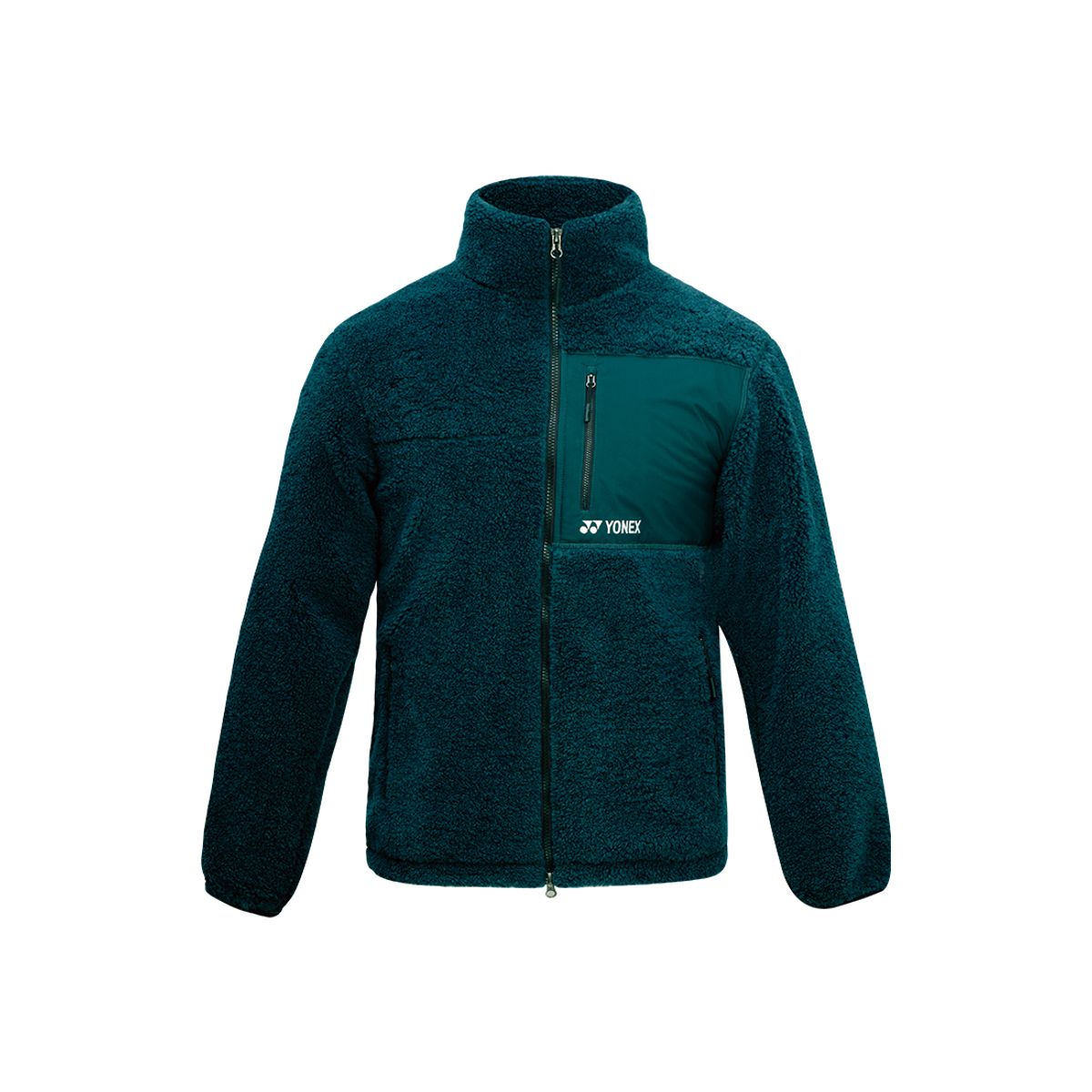 요넥스(YONEX) 253JJ009U 다크 그린 공용 전면 포켓 플리스 자켓
