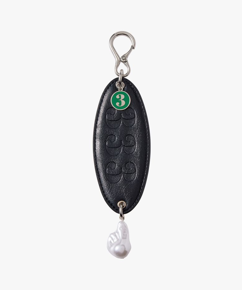 Pearly Mirror Charm / Black