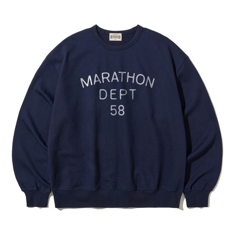 Marathon Dept 58 마라톤 빈티지 네이비 헤비웨이트 스웻셔츠