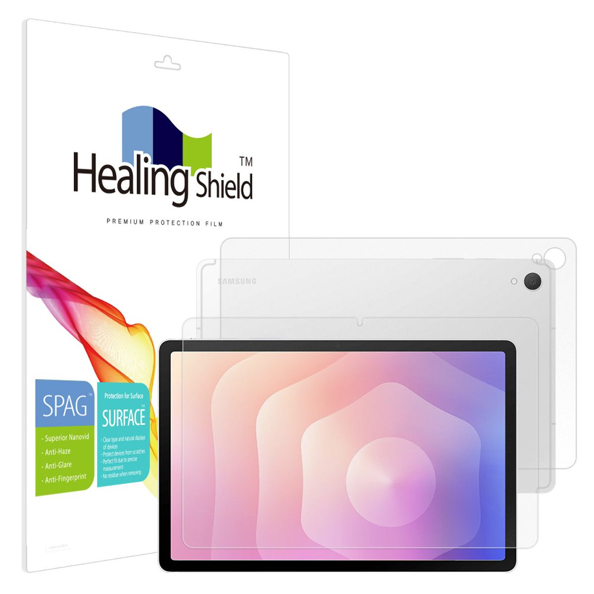 힐링쉴드(HEALINGSHIELD) 갤럭시탭S11 슈페리어 저반사 액정보호필름1매 후면1매