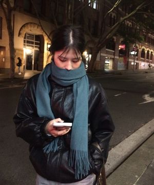 FAUX LEATHER BLOUSON (2C)