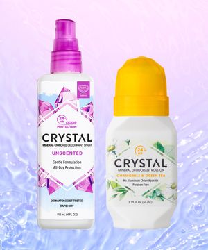 크리스탈 데오드란트 무향 스프레이&카모마일롤온 2종세트