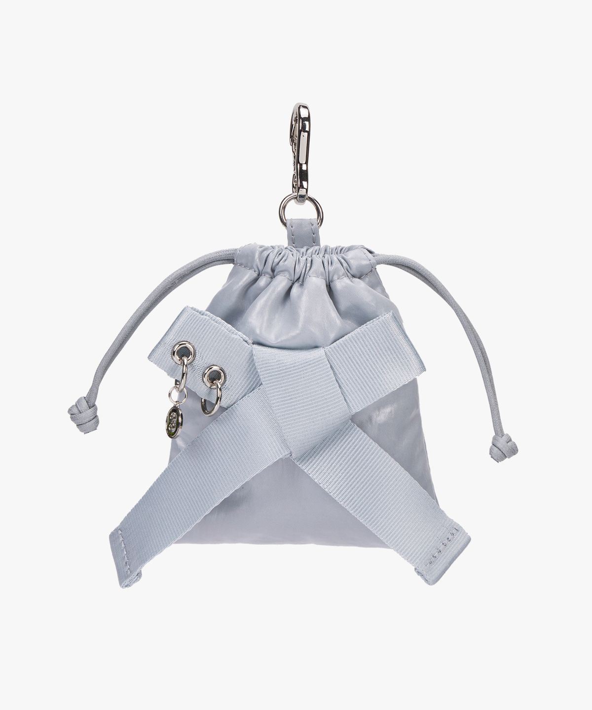 트리마치(TRIMARCH) Puffy Bow Pouch / Light Blue
