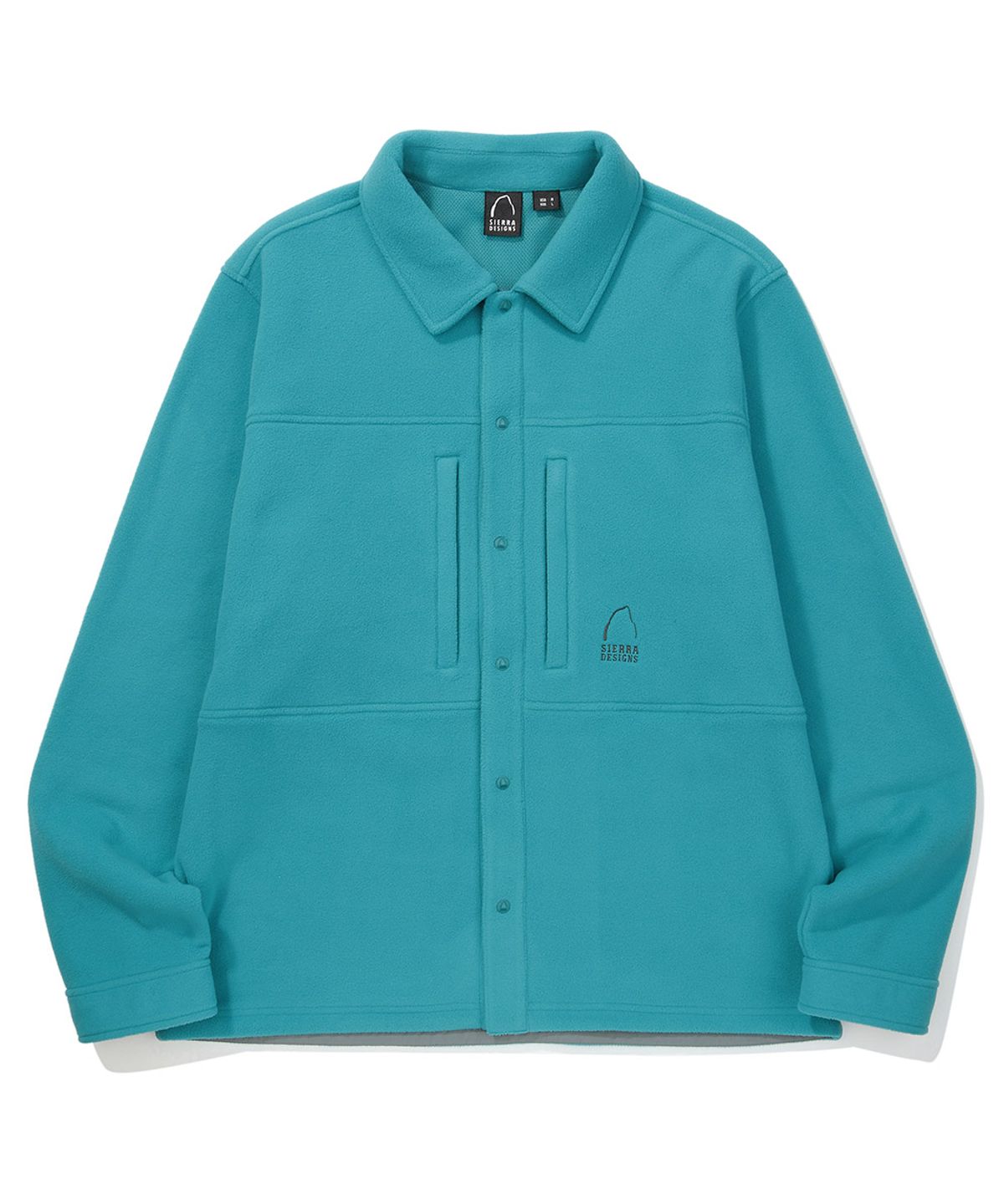시에라디자인(SIERRA DESIGNS) 오베리(AUBERRY) 폴라텍 마이크로 플리스 셔츠 BLUE GREEN
