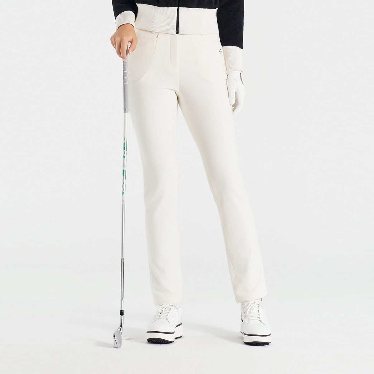 테일러메이드 어패럴(TAYLORMADE APPAREL) 여성 기모 골지 슬림핏 팬츠 TPO-81HG82-101