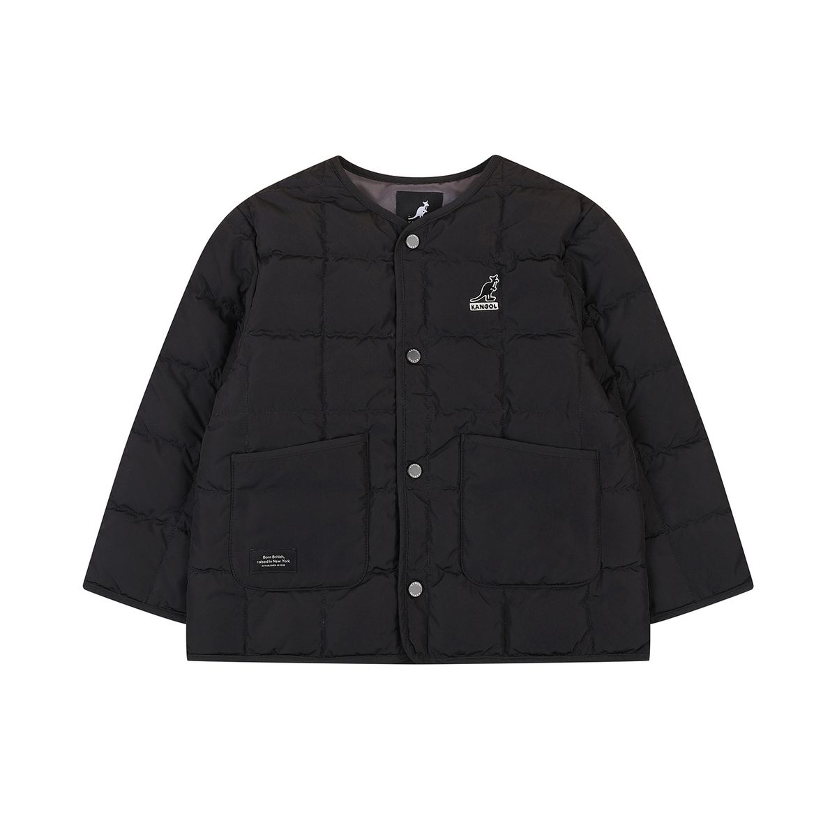 캉골키즈(KANGOL KIDS) 키퍼 라이트 다운점퍼 RD 0001 블랙
