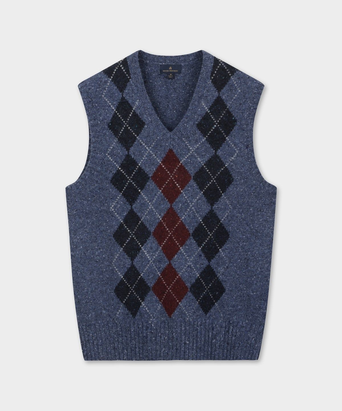 브룩스 브라더스(BROOKS BROTHERS) 울 아가일 패턴 베스트 (블루) (BBWVMFF401)