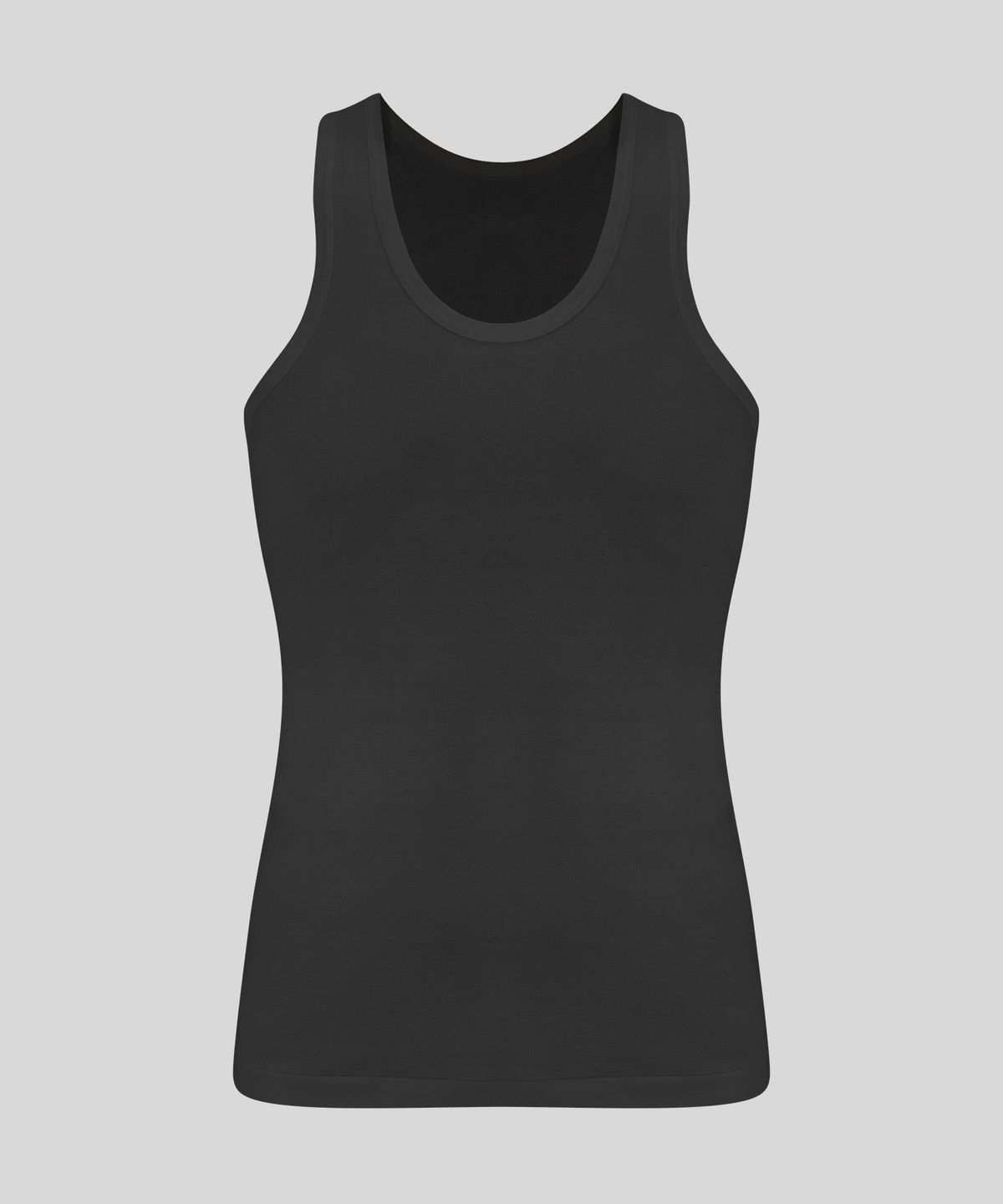 트라이(TRY) [2PACK] T Stretch Cotton Tank Top_BLACK