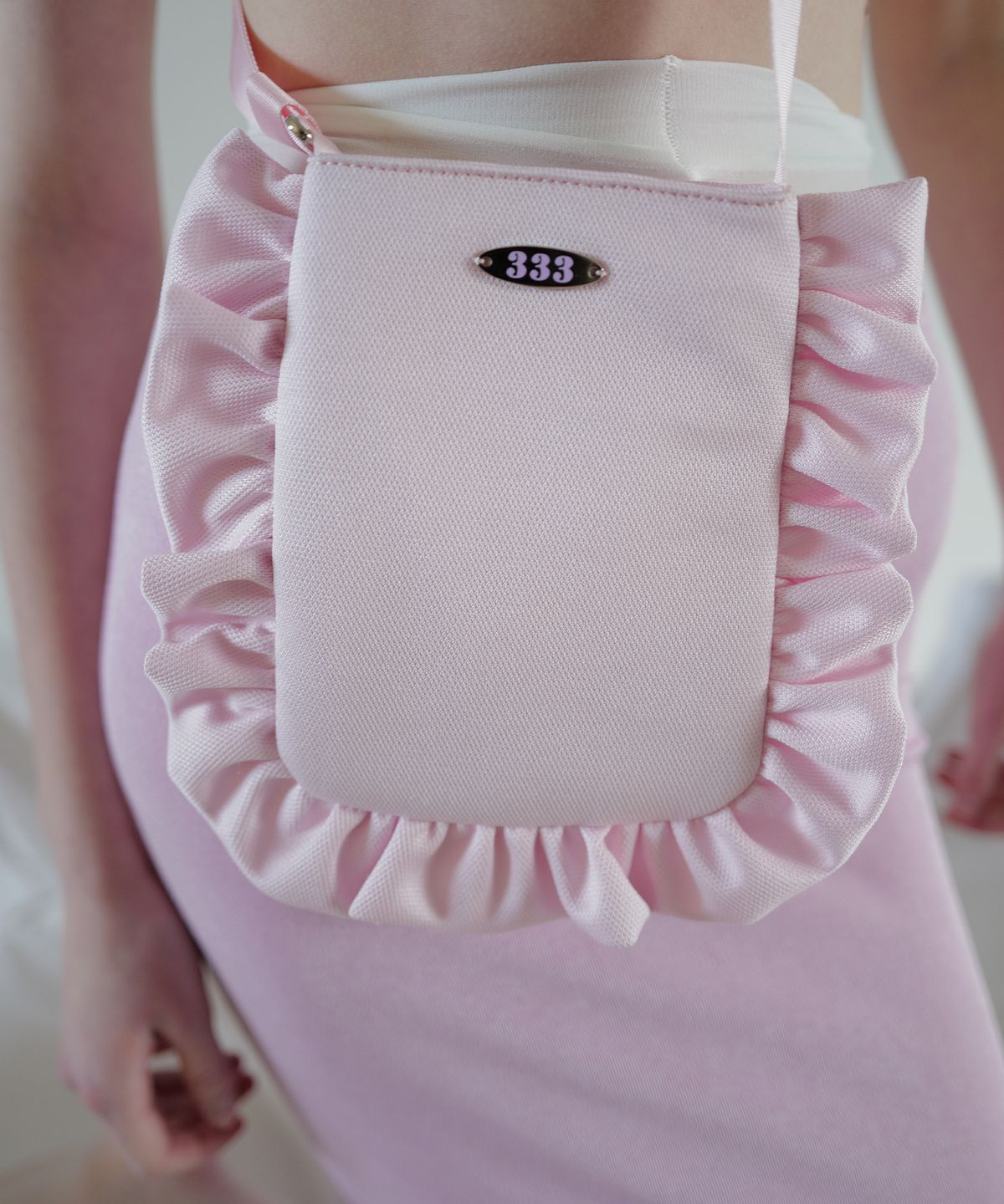 트리마치(TRIMARCH) Rosette Tumbler Bag / Pink