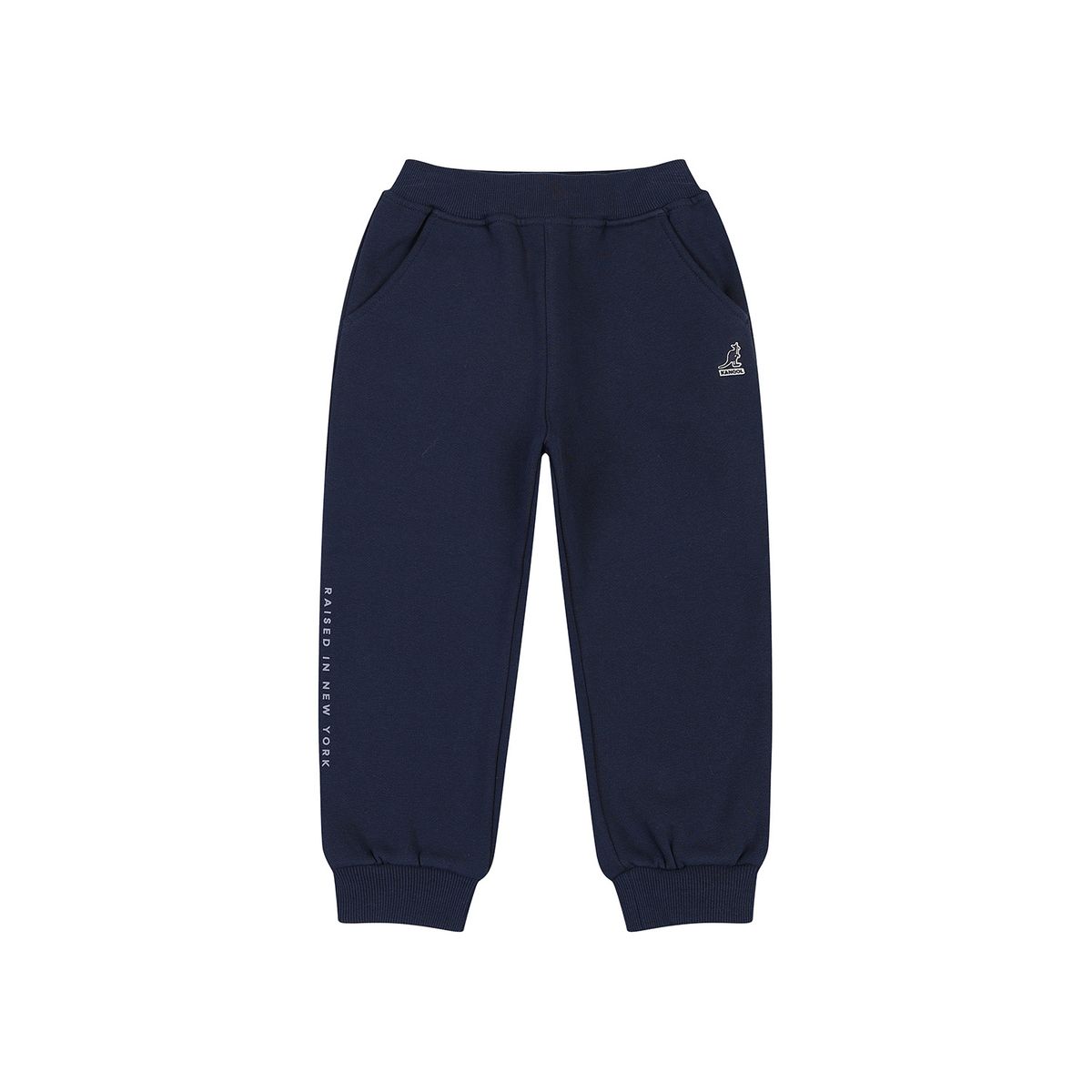 캉골키즈(KANGOL KIDS) 브러쉬드 저지 조거 팬츠 RD 0202 네이비