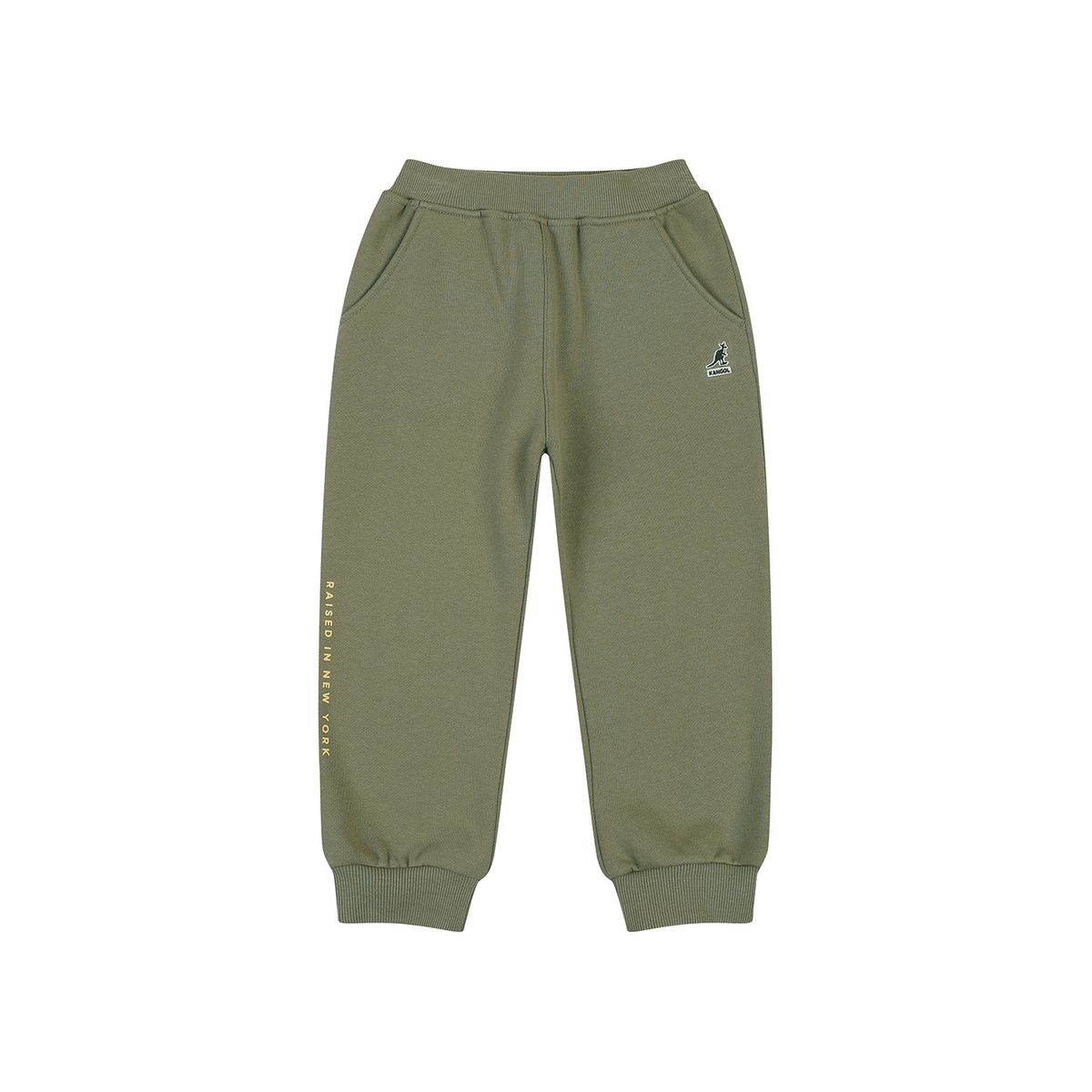 캉골키즈(KANGOL KIDS) 브러쉬드 저지 조거 팬츠 RD 0202 카키
