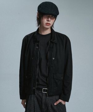 워커 스웨이드 싱글자켓 - 블랙