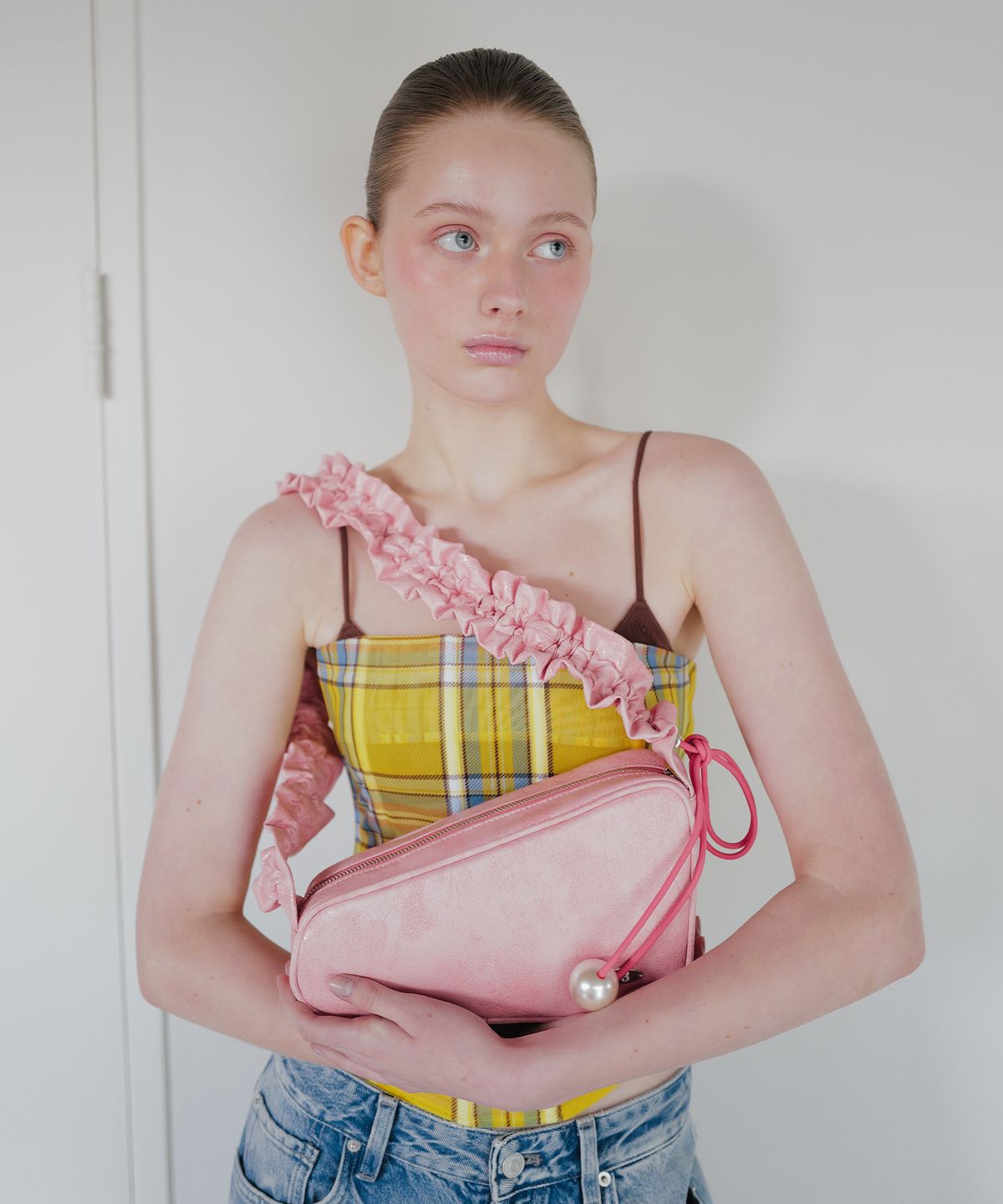 트리마치(TRIMARCH) Prize Shoulder Bag S / Pink