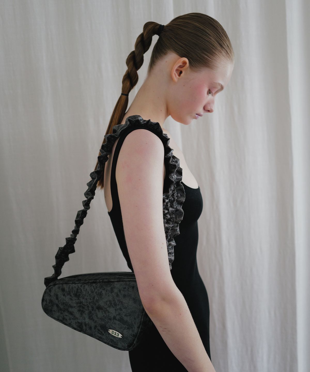 트리마치(TRIMARCH) Prize Shoulder Bag S / Dark Gray