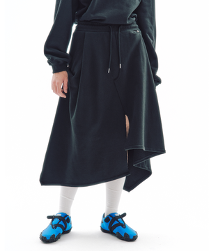 트립 플레어 스커트