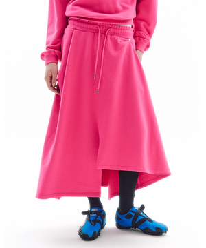 트립 플레어 스커트