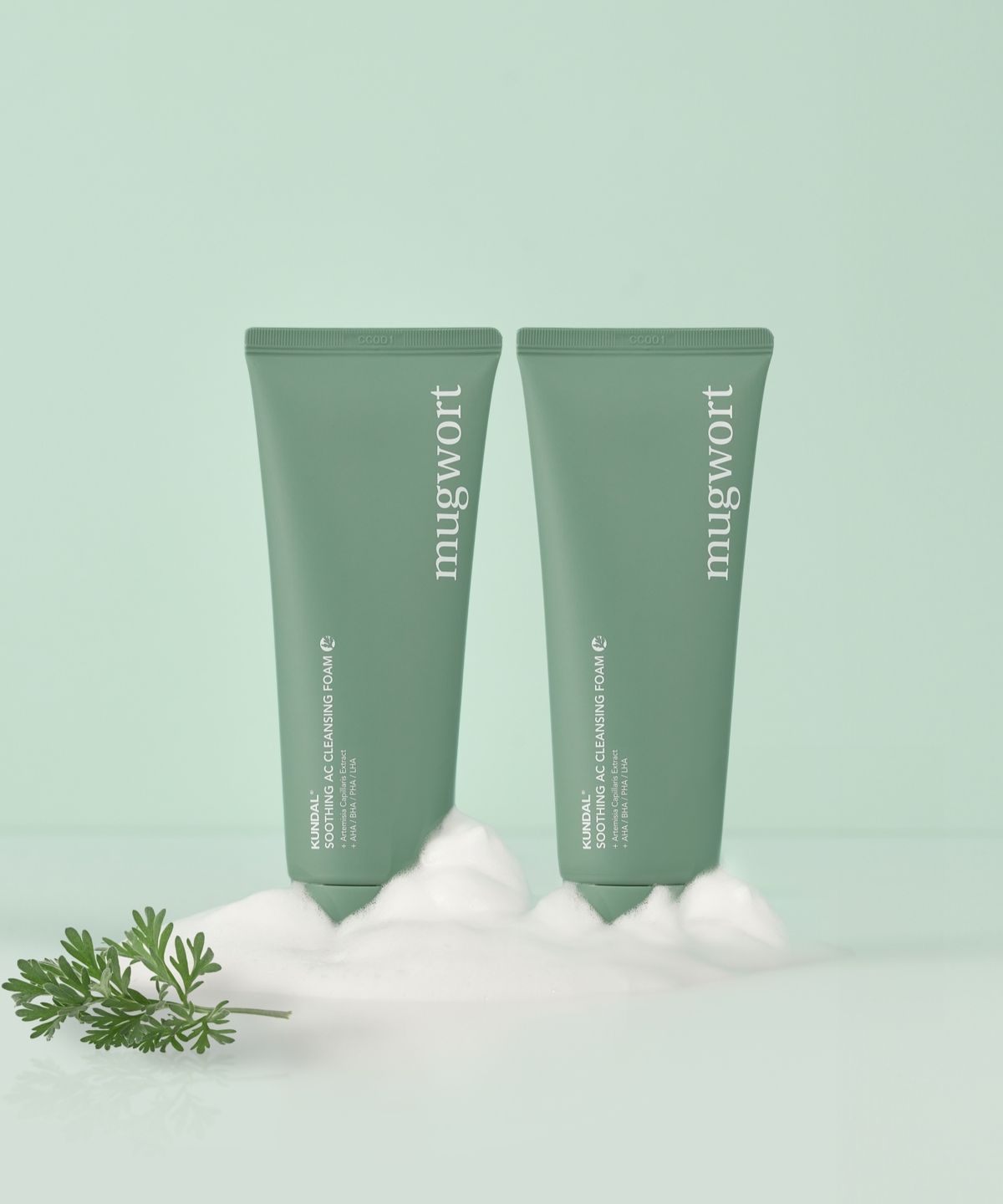 쿤달(KUNDAL) 사철쑥아크네클렌징폼 140ml 2구