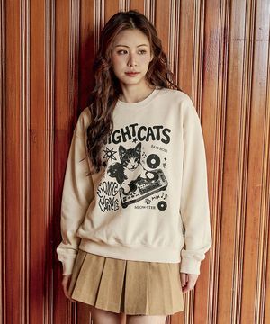 DJ CAT 오버핏 맨투맨_9 COL