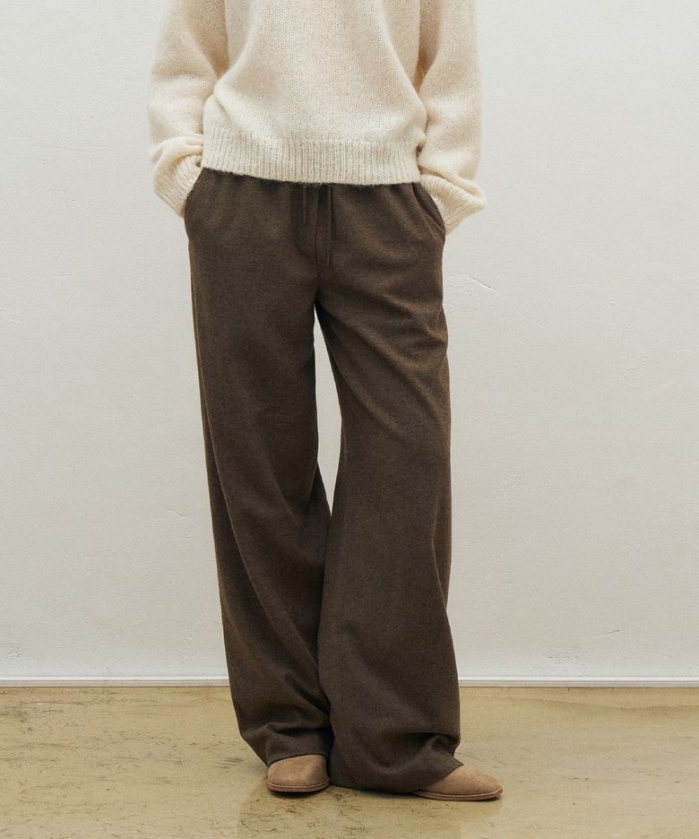 Wool Banding String Pants[LMBEWIPT503]-2color