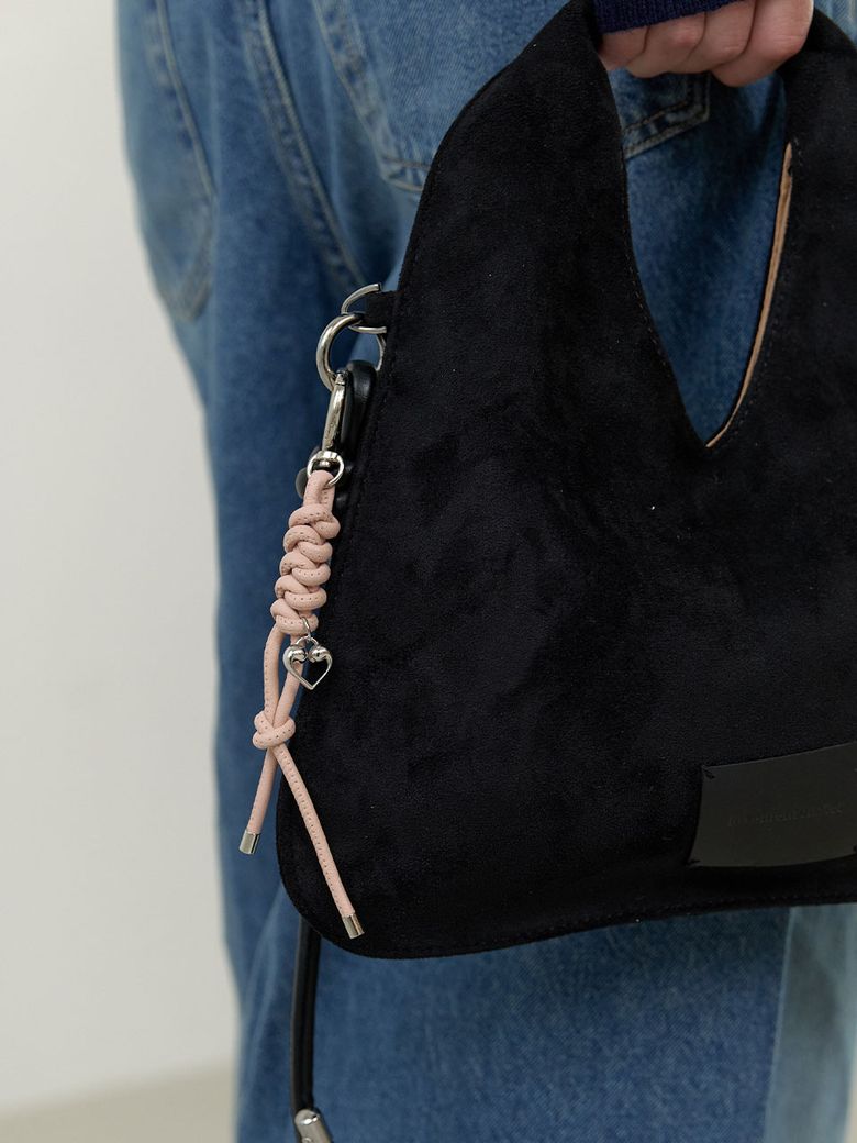Mont Leather Braid Knot Keyring (L253MSG020)