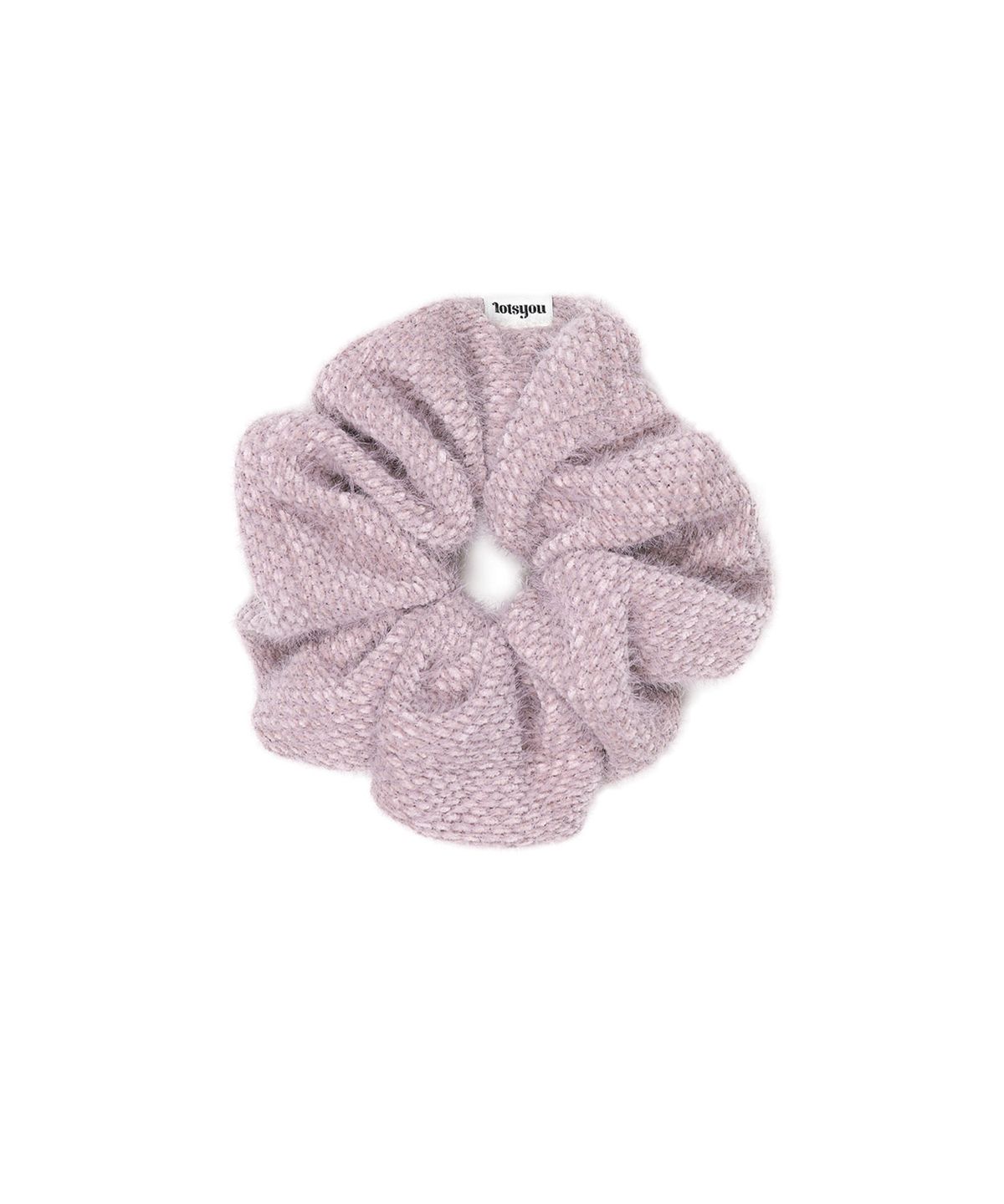 라츠유(LOTSYOU) lotsyou_Fluffy Scrunchie Light Pink