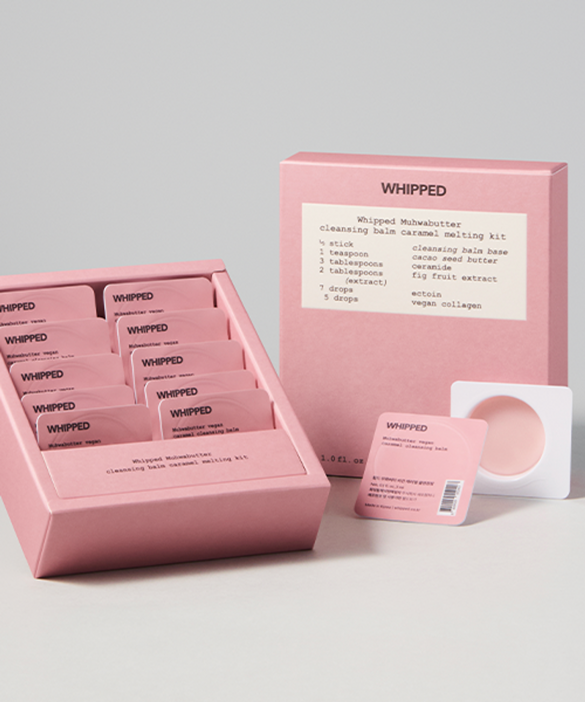 휩드(WHIPPED) 무화버터 비건 캐러멜 클렌징밤 멜팅 키트 10ea