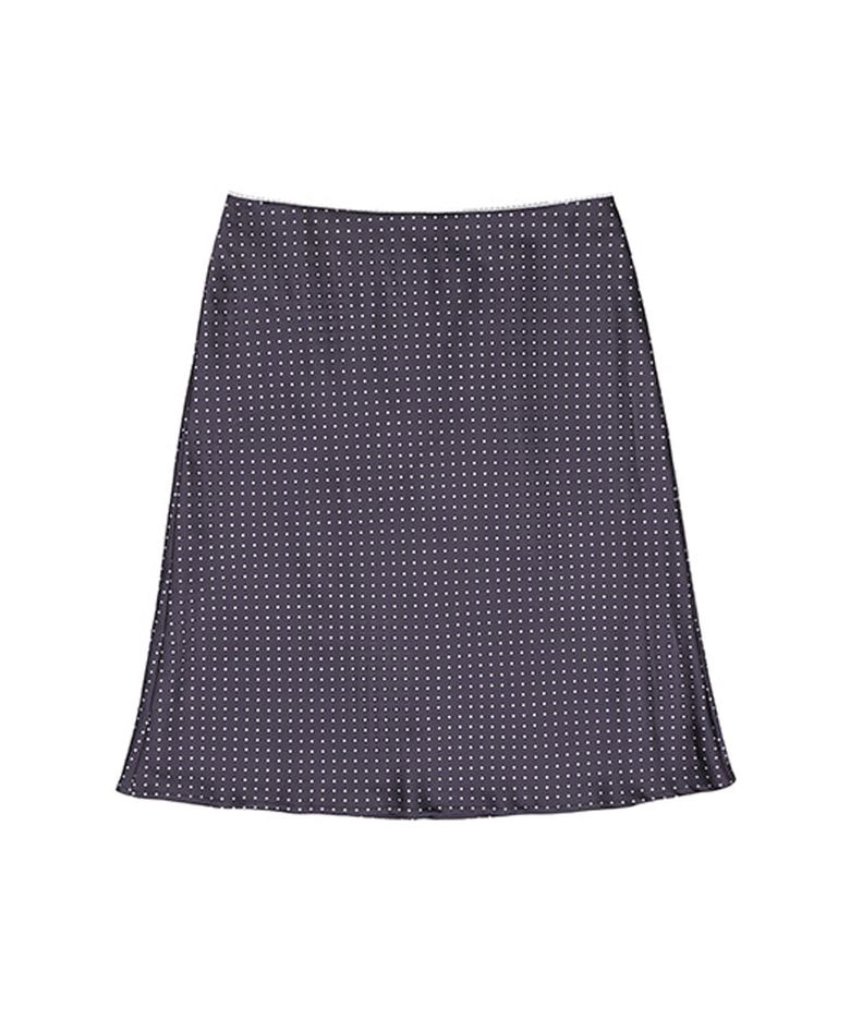 lotsyou_Polly Dot Skirt Gray
