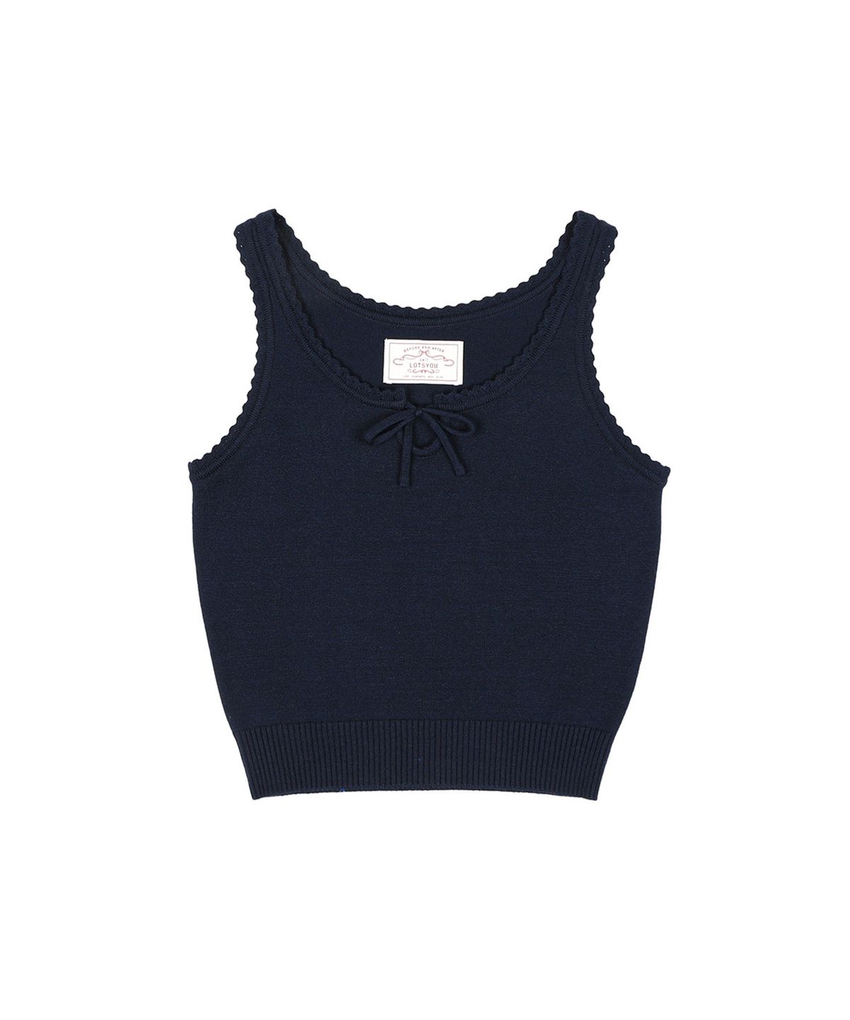 라츠유(LOTSYOU) lotsyou_Sally Knit Bustie Navy