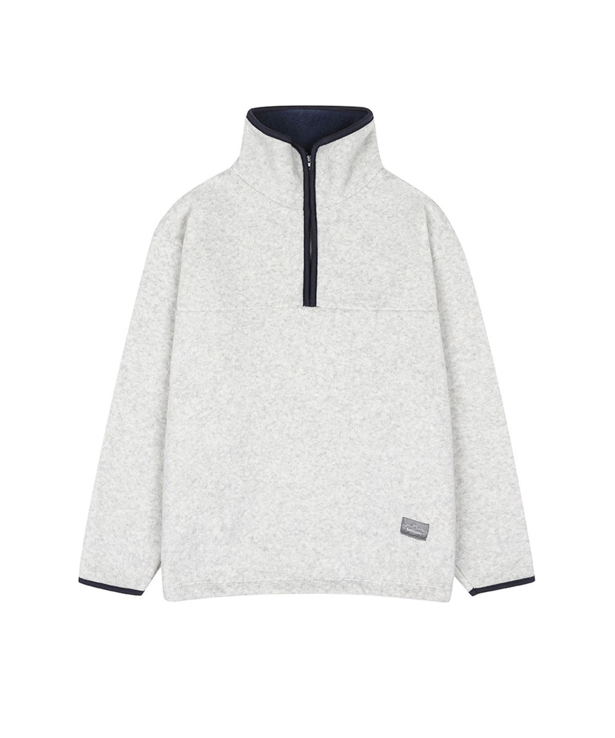 라츠유(LOTSYOU) lotsyou_Esther Fleece Pullover Light Gray