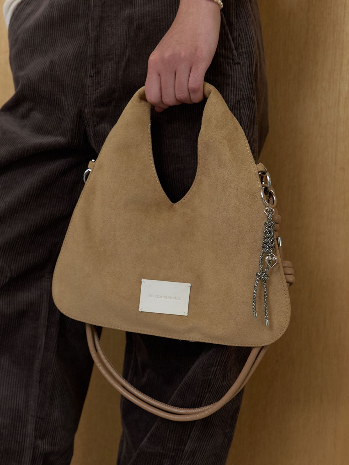 러브미몬스터(LOVE ME MONSTER) Multi Knot Suede Tote Bag (L253MBA010)
