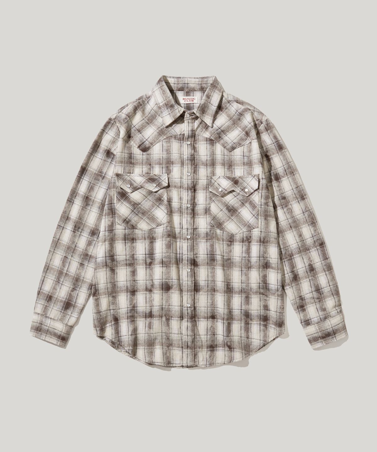 러스틱클럽(RUSTICCLUB) RC DUSTY WESTERN SHIRT_BROWN