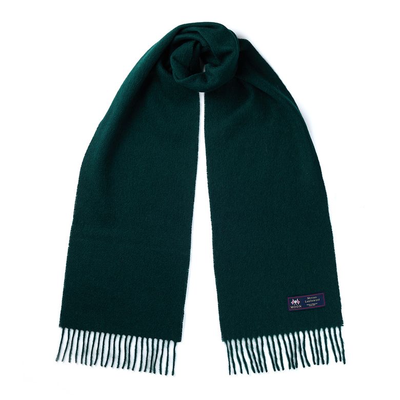메리노울 머플러 25cm - 로얄 그린