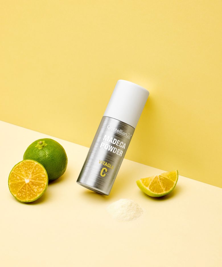 [믹싱팔레트 증정] 마데카 분말 비타글루C 6g + 히알루 겔 세럼 15ml