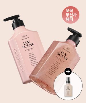 [생화향 세트구성] 플라워마켓 화이트튤립 바디워시 + 스크럽 바디워시 + 플라워마켓 퍼퓸 바디미스트 추가 증정