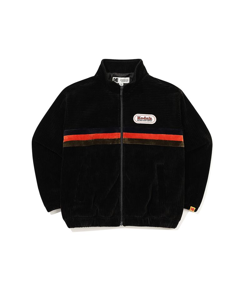 씨네코닥 벨벳 코듀로이 집업 키즈 BLACK
