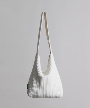 심풀 쇼퍼백 62 랜덤 플리츠 주름 - ivory