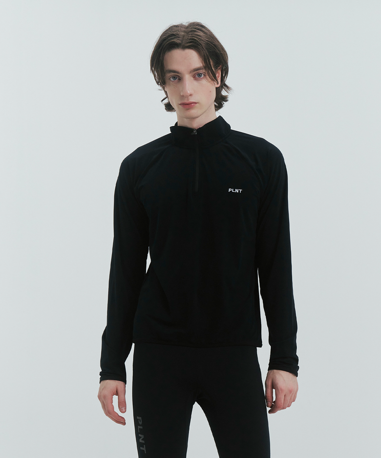 ESSENTIAL HEAT 기모 러닝 하프집