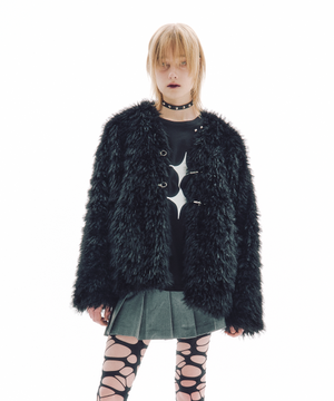 트립 섀기 퍼 자켓