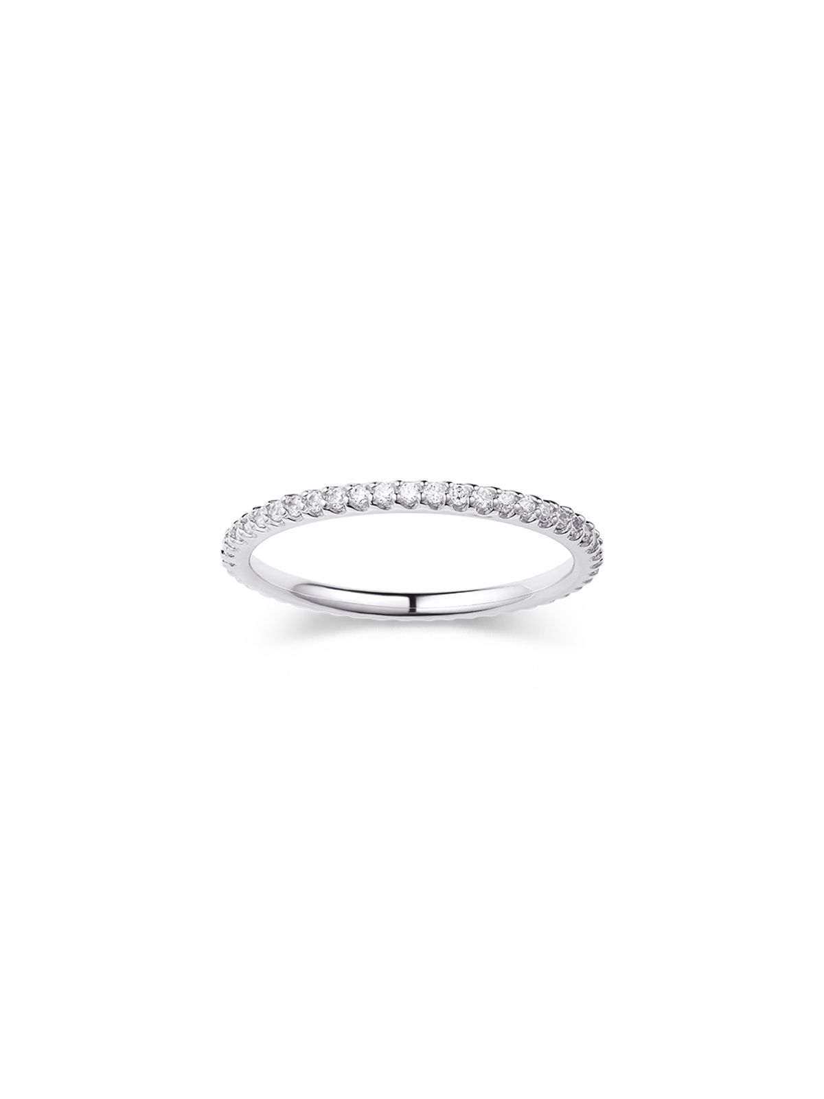 스톤헨지(STONEHENGE) 벨라 14K 화이트골드 반지 SA25C62M