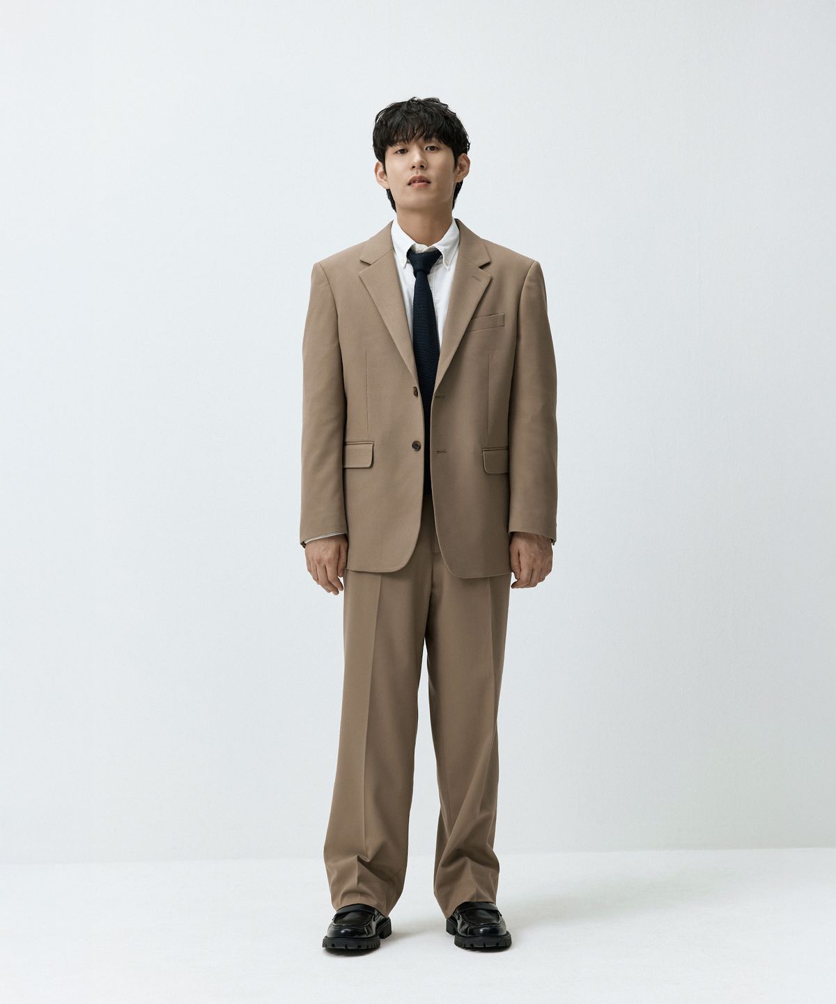 매드마르스(MADMARS) 세미 오버 베이직 수트 자켓 베이지 MMFFMSJ-102BE