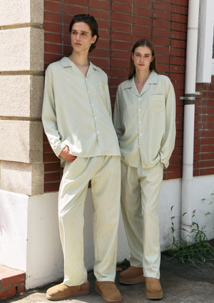 [2PACK] 타임리스 글로우 커플 파자마 잠옷 세트