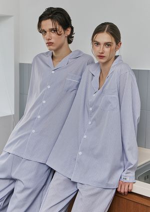 [2PACK] 위스퍼 라일락 커플 파자마 잠옷 세트