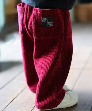 [KIDS]벨로아 팬츠 버건디