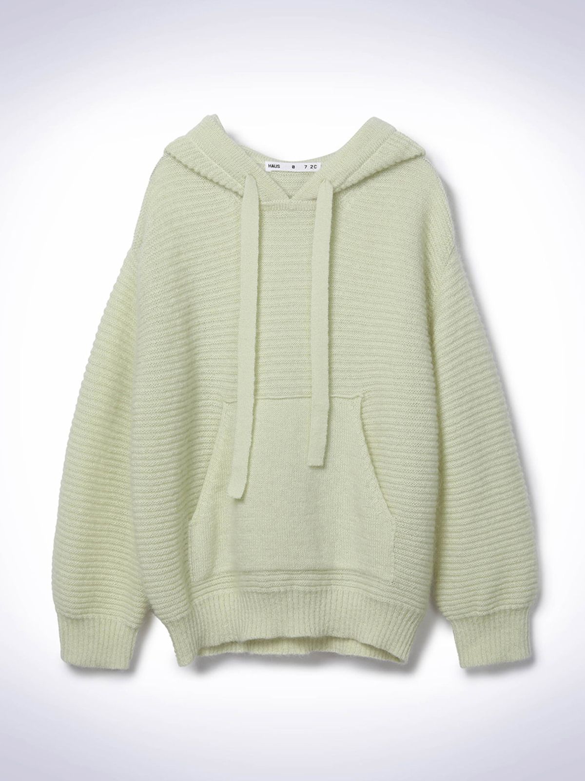 하우스공칠이씨(HAUS072C) KID MOHAIR HOOD KNIT LIME